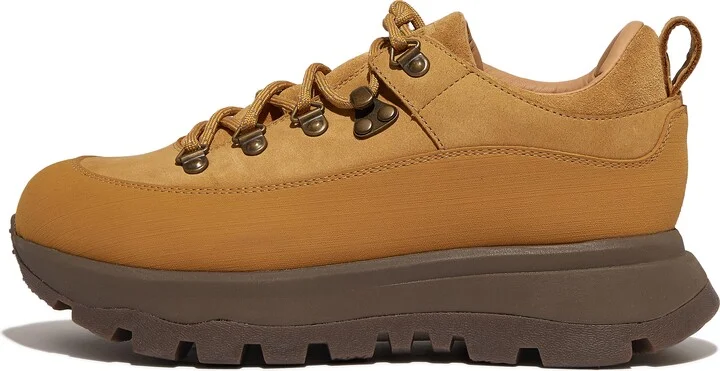 FitFlop NEO-D-HYKER Waterproof Nubuck/Suede Walking Sneakers Nubuck/Suede/Rubber