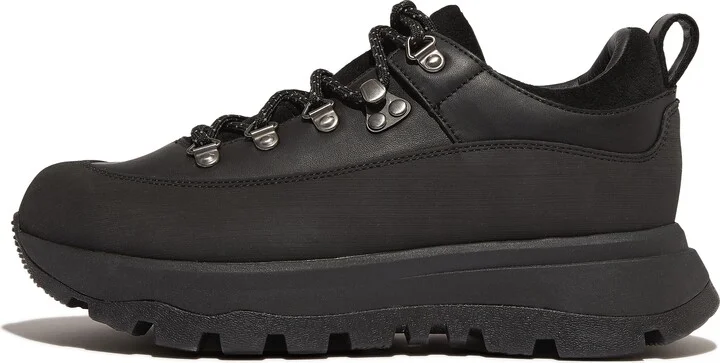 FitFlop NEO-D-HYKER Waterproof Walking Sneakers Leather/Suede/Rubber