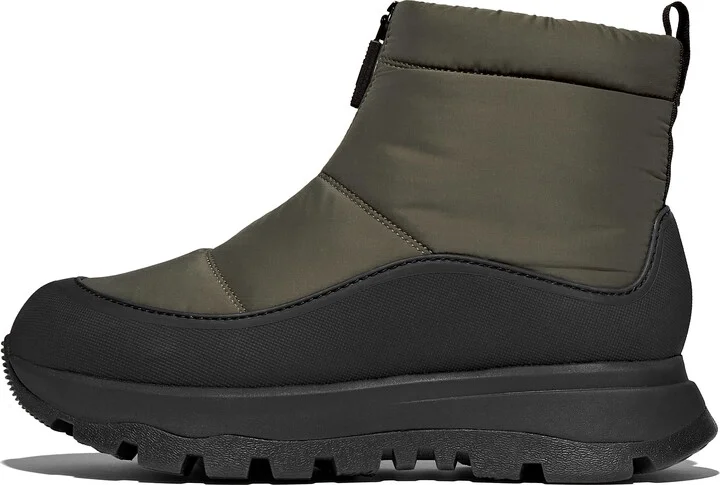 FitFlop NEO-D-HYKER Waterproof Zip-Front Padded Sub-Zero Walking Boots Polyester/Rubber/Tpu