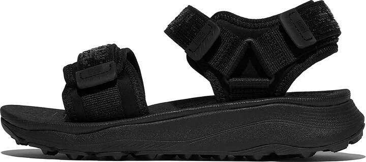 FitFlop NEO-D-HYKER (Xt) Sequin Water-Resistant Adjustable Walking Sandals Polyester Webbing Nylon