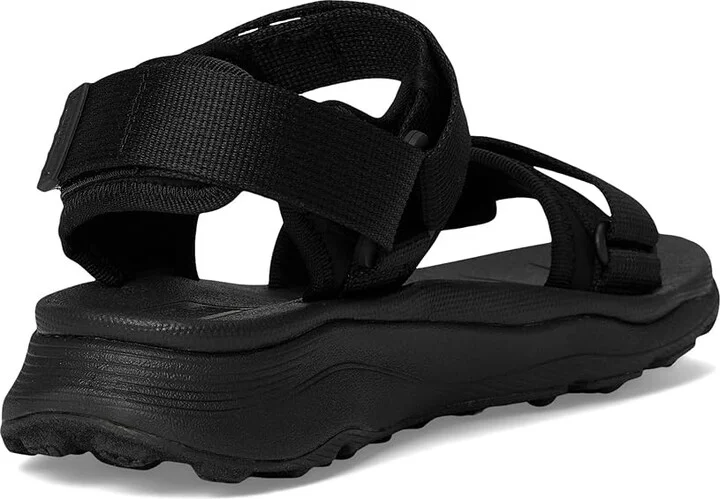 FitFlop Neo-D-Hyker (Xt) W/Resistant Adj. Outdoor Sandals Women's Wedge Shoes All Black : 7 M (B), Synthetic/Textile - Image 4