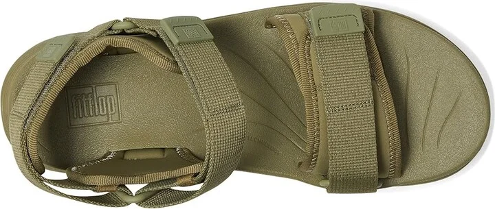 FitFlop Neo-D-Hyker (Xt) W/Resistant Adj. Outdoor Sandals Women's Wedge Shoes Camo-green : 8 M (B), Synthetic/Textile - Image 2