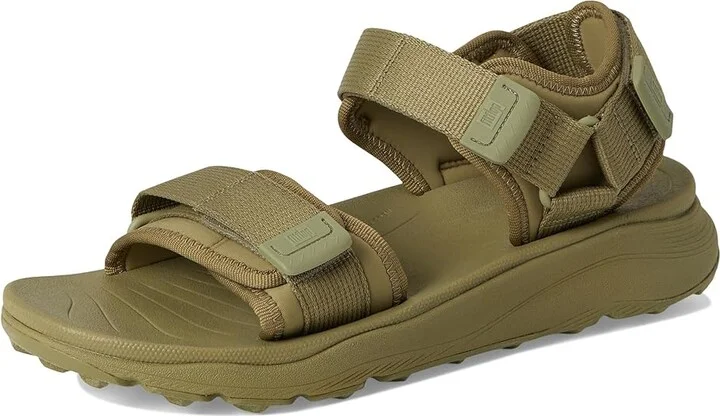 FitFlop Neo-D-Hyker (Xt) W/Resistant Adj. Outdoor Sandals Women's Wedge Shoes Camo-green : 8 M (B), Synthetic/Textile - Image 5