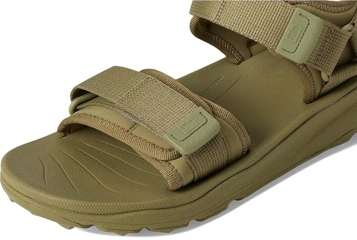 FitFlop Neo-D-Hyker (Xt) W/Resistant Adj. Outdoor Sandals Women's Wedge Shoes Camo-green : 8 M (B), Synthetic/Textile - Image 7
