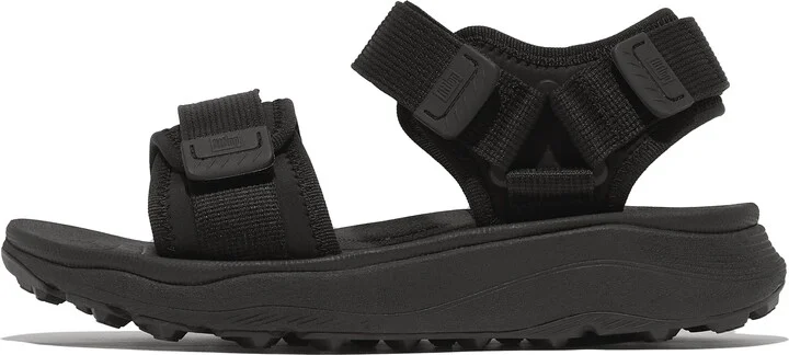 FitFlop NEO-D-HYKER (XT) Water-Resistant Adjustable Walking Sandals Webbing Polyester Fabric