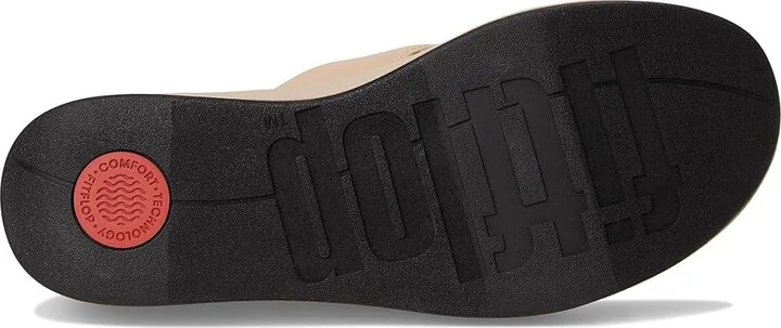 FitFlop Platfforms Wedge Toe-Post Sandals Women's Wedge Shoes Classic Beige : 9 M (B) - Image 3