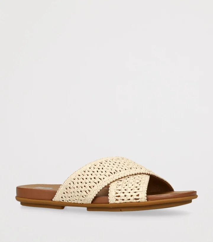 FitFlop Raffia Gracie Slides - Image 3