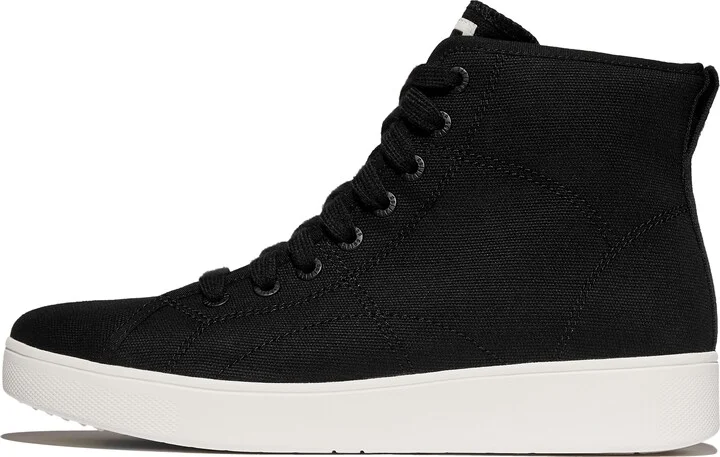FitFlop RALLY Canvas Mid-Top Sneakers Cotton Polyester Webbing