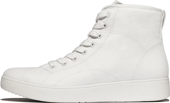FitFlop RALLY Canvas Mid-Top Sneakers Cotton Polyester Webbing