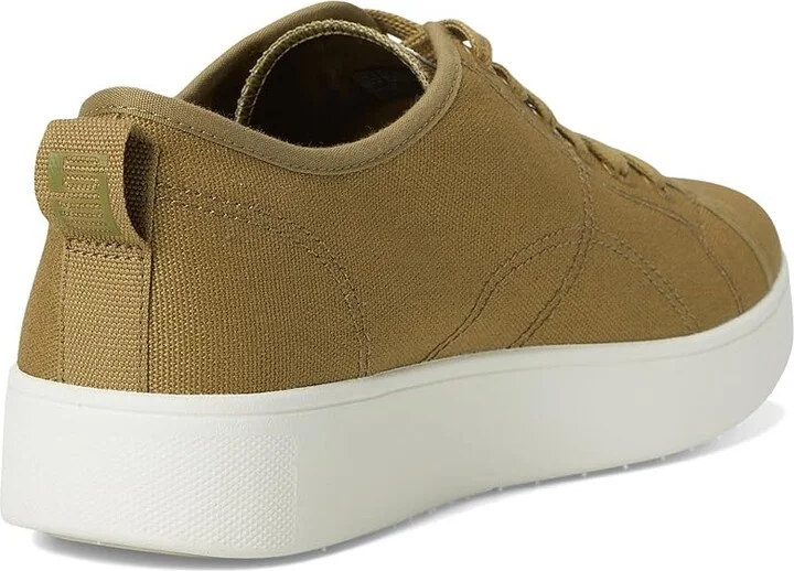 FitFlop Rally Canvas Sneakers Women's Walking Shoes Camo-green/Cream : 8 M (B) - Image 4