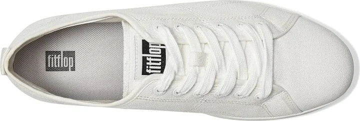 FitFlop Rally Canvas Sneakers Women's Walking Shoes Urban White : 8 M (B) - Image 2