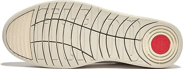FitFlop Rally Leather Panel Sneakers Women's Shoes Urban White : 5 M (B), Leather/Suede - Image 3