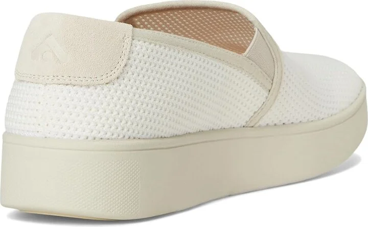 FitFlop Rally Open-mesh Slip-on Skate Trainers Women's Walking Shoes Urban White : 8 M (B), Synthetic/Suede - Image 4