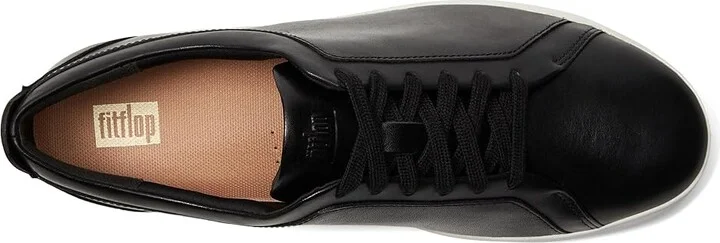 FitFlop Rally Women's Shoes Black 1 : 5 M (B), Leather - Image 3