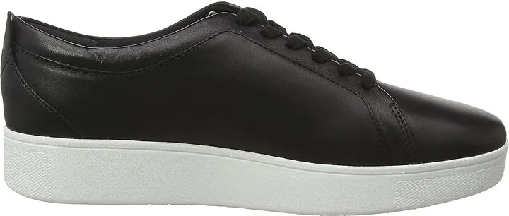 FitFlop Rally Women's Shoes Black 1 : 5 M (B), Leather - Image 8