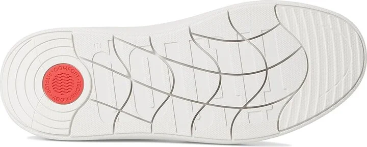 FitFlop Rtg Leather/Suede Sneakers Women's Walking Shoes Urban White : 11 M (B) - Image 3