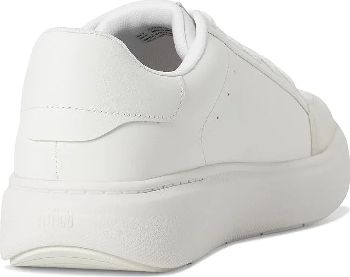 FitFlop Rtg Leather/Suede Sneakers Women's Walking Shoes Urban White : 11 M (B) - Image 4