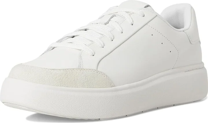 FitFlop Rtg Leather/Suede Sneakers Women's Walking Shoes Urban White : 11 M (B) - Image 5