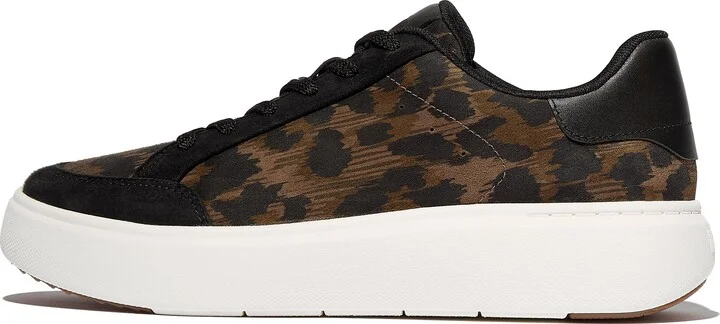FitFlop RTG Leopard Suede Sneakers Suede/Leather