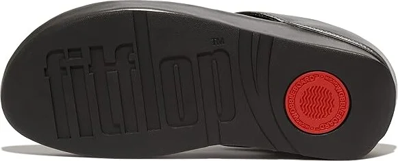 FitFlop Rumba Women's Sandals Pewter Black : 10 M (B), Leather - Image 3
