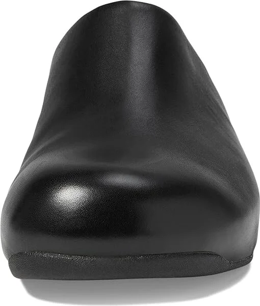 FitFlop Shuvtm Women's Clog Shoes Black Leather : 5 M (B) - Image 3