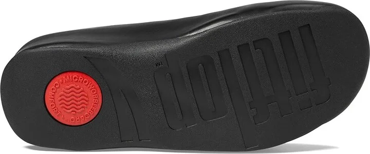 FitFlop Shuvtm Women's Clog Shoes Black Leather : 5 M (B) - Image 4