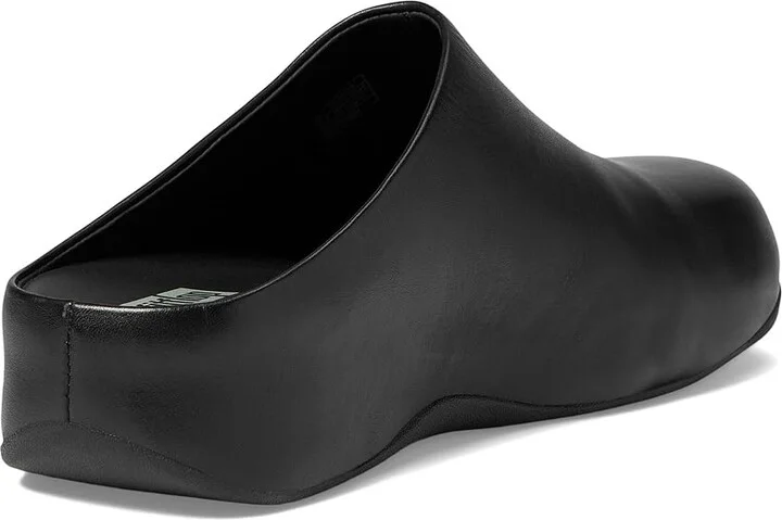 FitFlop Shuvtm Women's Clog Shoes Black Leather : 5 M (B) - Image 5
