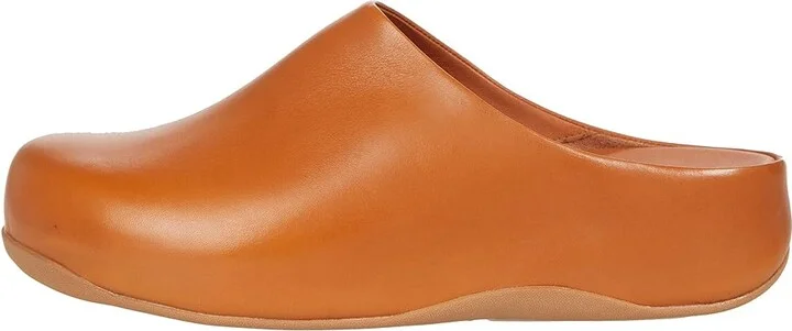 FitFlop Shuvtm Women's Clog Shoes Light Tan : 10 M (B), Leather - Image 6