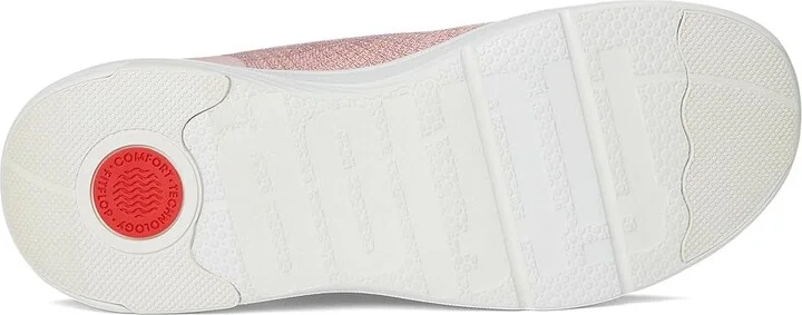 FitFlop Super-Q Bow Knit Ballet Flats Women's Walking Shoes Soft Blush : 5 M (B) - Image 3