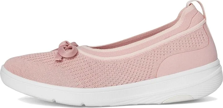 FitFlop Super-Q Bow Knit Ballet Flats Women's Walking Shoes Soft Blush : 5 M (B) - Image 6