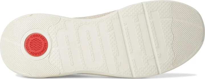 FitFlop Super-Q Knit Ballet Flats Women's Slip-on Dress Shoes Stone Beige/Platino : 6.5 M (B), Synthetic - Image 3