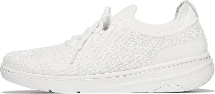 FitFlop SUPER-Q Knit Slip-On Laced Sneakers Webbing Polyester/Microfibre