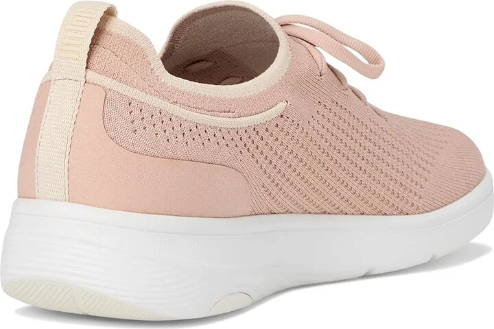 FitFlop Super-Q Knit Slip-On Laced Sneakers Women's Walking Shoes Beige Buff/Rose Gold : 10 M (B), Hair Calf - Image 4