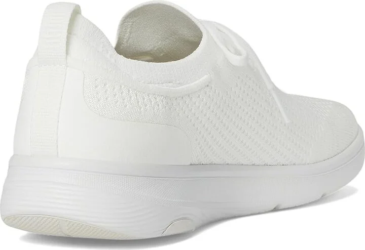 FitFlop Super-Q Knit Slip-On Laced Sneakers Women's Walking Shoes Urban White : 8 M (B), Hair Calf - Image 4