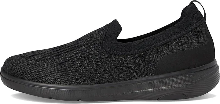 FitFlop Super-Q Knit Slip-Ons Women's Walking Shoes All Black : 7 M (B), Synthetic - Image 6