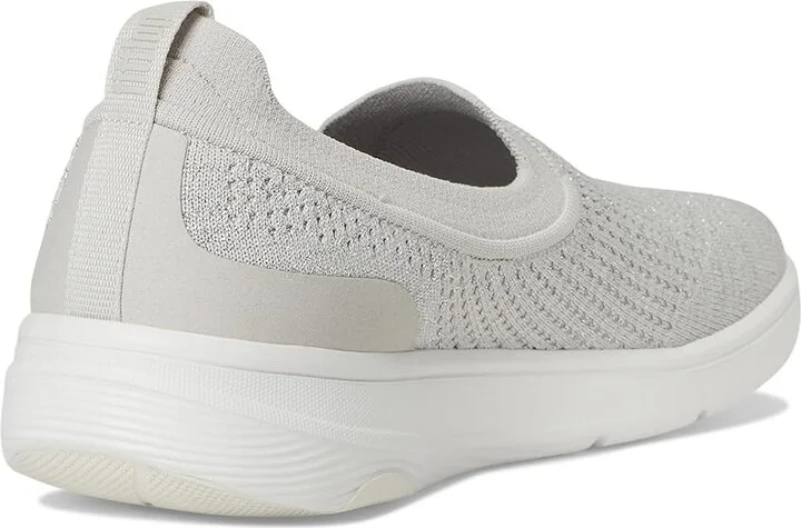 FitFlop Super-Q Knit Slip-Ons Women's Walking Shoes Arctic Grey/Silver : 8 M (B), Synthetic - Image 4