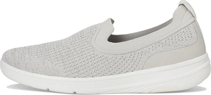FitFlop Super-Q Knit Slip-Ons Women's Walking Shoes Arctic Grey/Silver : 8 M (B), Synthetic - Image 6