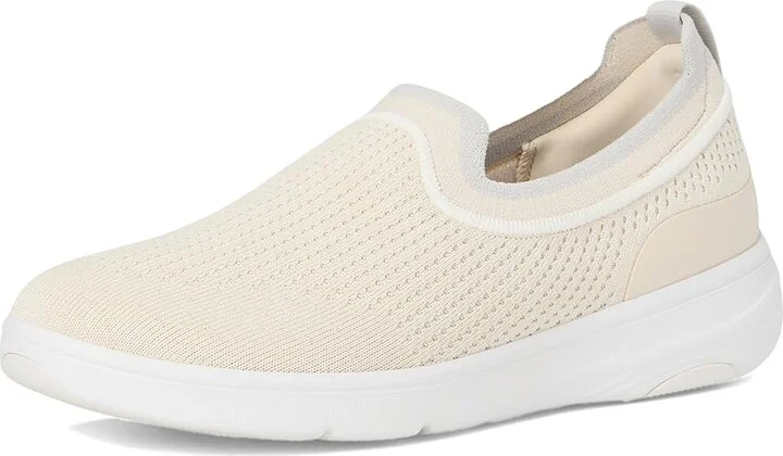 FitFlop Super-Q Knit Slip-Ons Women's Walking Shoes Paris Beige : 9 M (B), Synthetic - Image 5