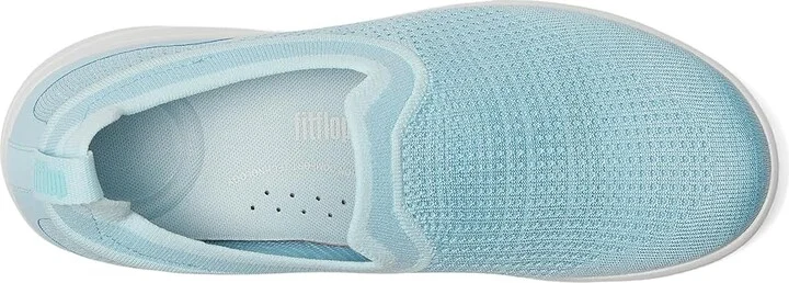 FitFlop Super-Q Knit Slip-Ons Women's Walking Shoes Sky Blue : 7.5 M (B), Synthetic - Image 2