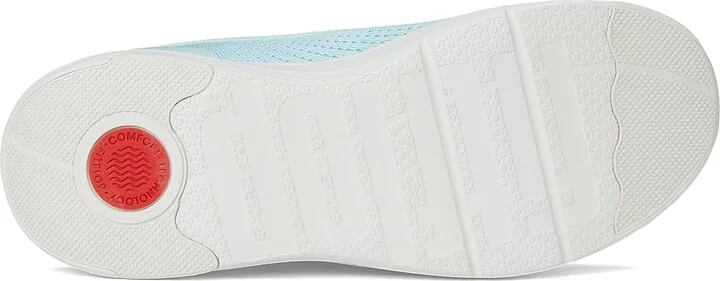 FitFlop Super-Q Knit Slip-Ons Women's Walking Shoes Sky Blue : 7.5 M (B), Synthetic - Image 3