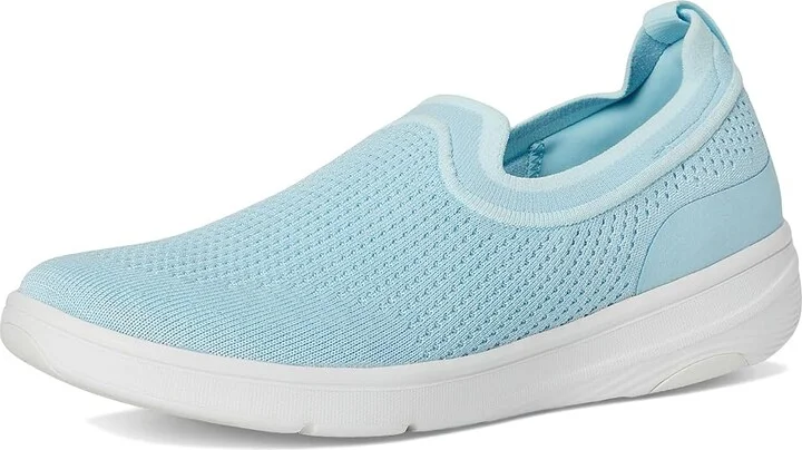 FitFlop Super-Q Knit Slip-Ons Women's Walking Shoes Sky Blue : 7.5 M (B), Synthetic - Image 5