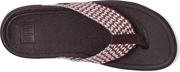 FitFlop Surfa Multi-Tone Webbing Toe-Post Sandals Women's Sandals Plumberry : 11 M (B), Textile - Image 2