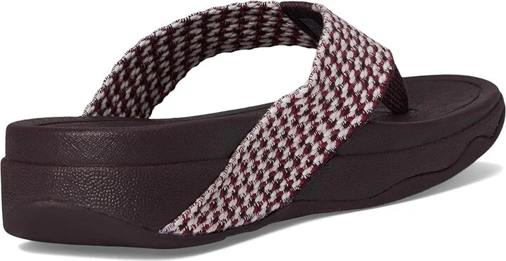 FitFlop Surfa Multi-Tone Webbing Toe-Post Sandals Women's Sandals Plumberry : 11 M (B), Textile - Image 4