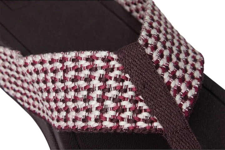 FitFlop Surfa Multi-Tone Webbing Toe-Post Sandals Women's Sandals Plumberry : 11 M (B), Textile - Image 7