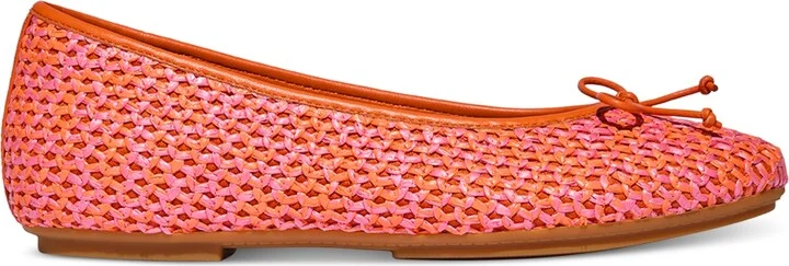FitFlop Women's Delicato Bow Woven Ballet Flats - Satsuma, Pinkperfect Mix - Image 2
