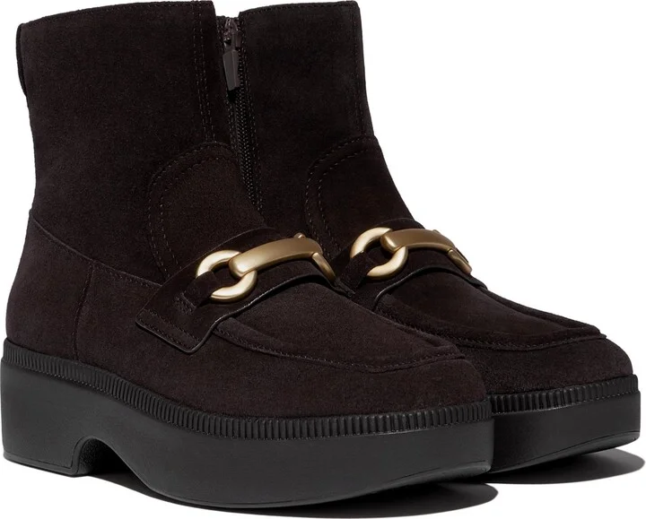 FitFlop Women's F-Luma Chunky Snaffle Square Toe Ankle Boots - Image 2