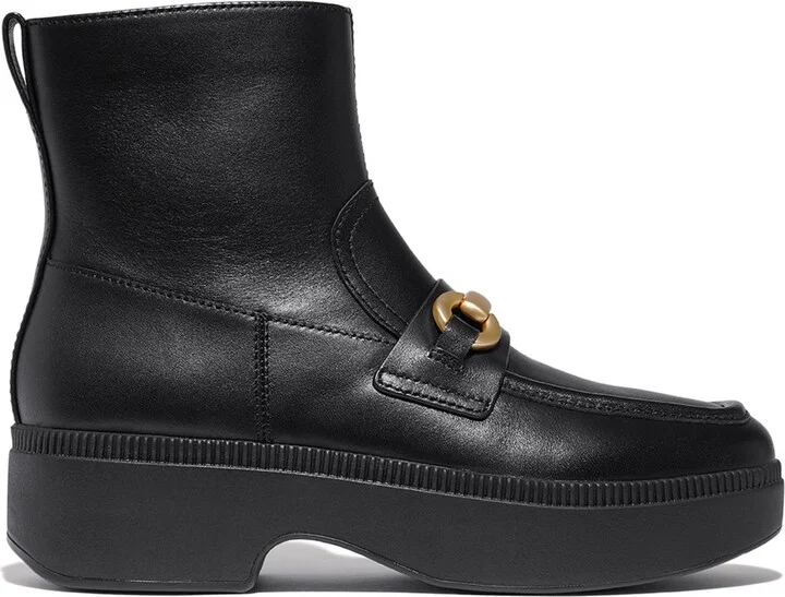 FitFlop Women's F-Luma Chunky Snaffle Square Toe Ankle Boots - Image 7