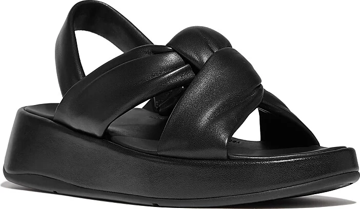 FitFlop Women's F-Mode Almond Toe Knotted Strap Flatform Sandals