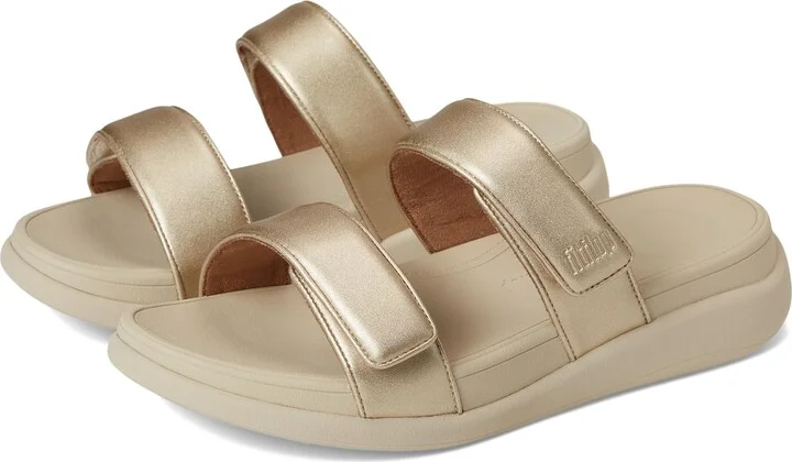 FitFlop Women's F-Mode Go Adjustable Flatform 2-Bar Slides Wedge Sandal