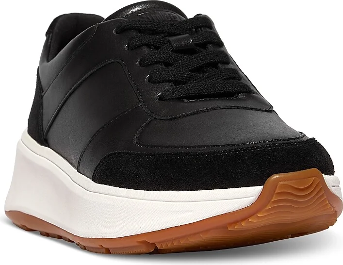 FitFlop Women's F-Mode Lace Up Low Top Platform Sneakers